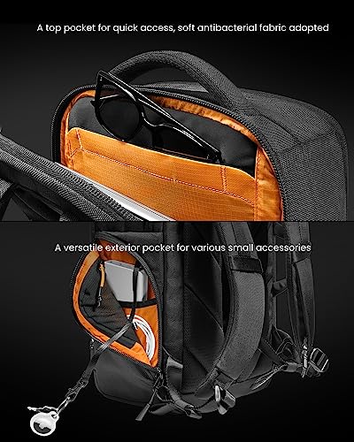 tomtoc Laptop Backpack X-Pac Techpack Designed for Business Professional Commuter, City Compact Backpack for 16-inch MacBo...