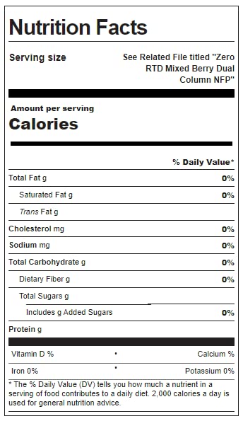 Sqwincher Zero Activity Drink Bottles | Mixed Berry Flavored | Sugar Free | Low Calorie | Low Sodium | Ready-To-Drink | El...