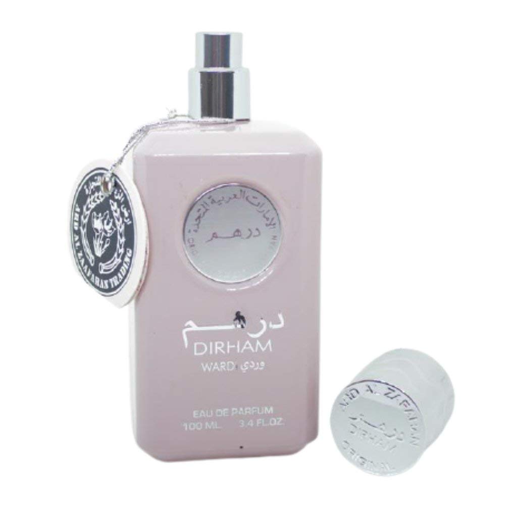 Ard al Zaafaran Perfumes Dirham Wardi Eau de Parfum Spray for Women, 3.4 Ounce