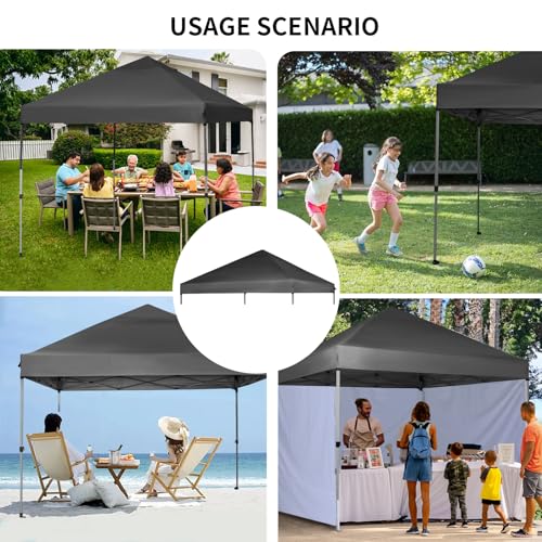 10x10 Canopy Replacement top, Waterproof Canopy Replacement Cover for Straight Leg Frame, Replacement Canopy top for Outdo...