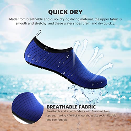Water Shoes for Women Men Quick-Dry Aqua Socks Swim Beach Barefoot Yoga Exercise Wear Sport Accessories Pool Camping Must ...