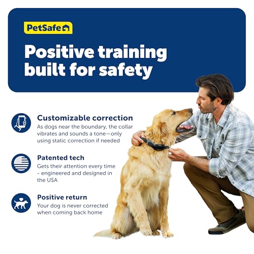 PetSafe Guardian GPS 2.0 Dog Fence + Tracking - Wireless GPS Dog Fence - Real-Time Tracking - Custom Boundaries System - W...