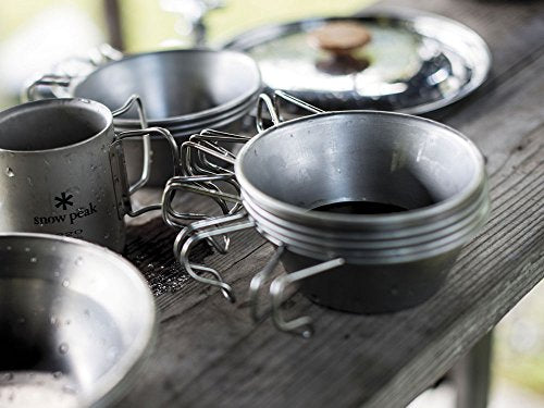 Snow Peak’s Titanium Sierra Cup, E-104, Japanese Titanium, Lifetime Product Guarantee, Lightweight, Compact for Camping or...