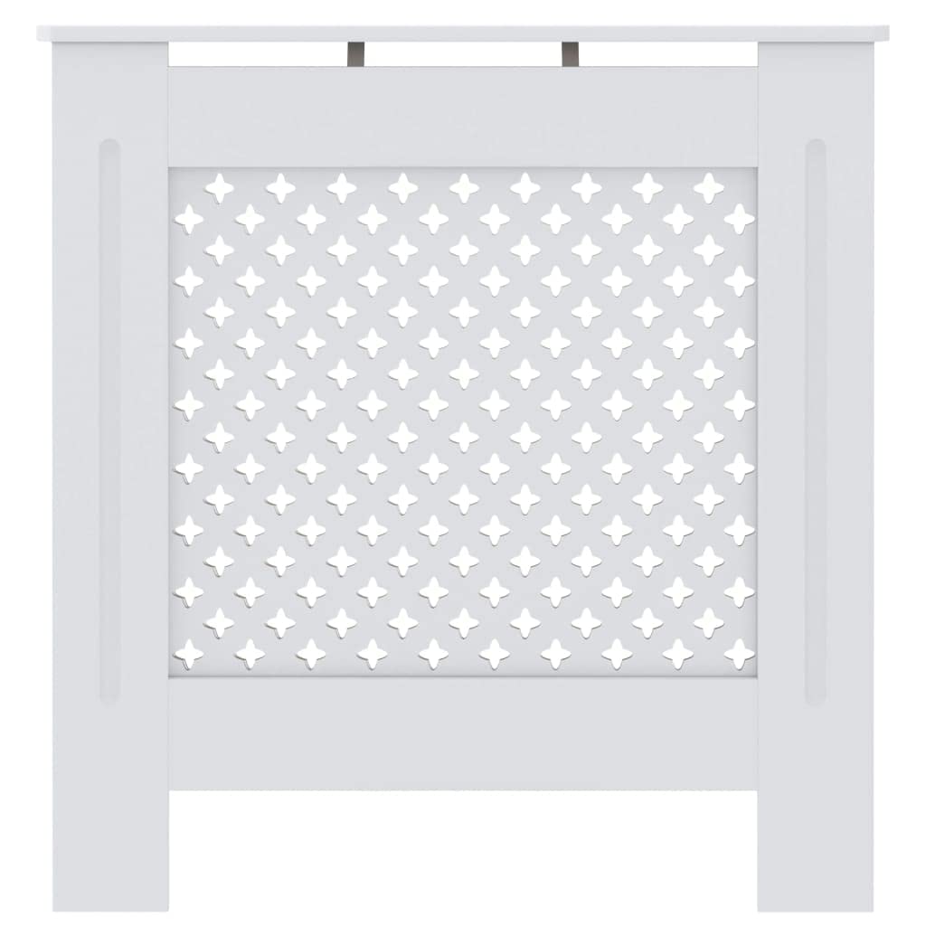 GOLINPEILO White Radiator Cover MDF Heating Radiator Cabinet Living Room Furniture Decor, 30.7" x 7.5" x 32.1", Mesh Design