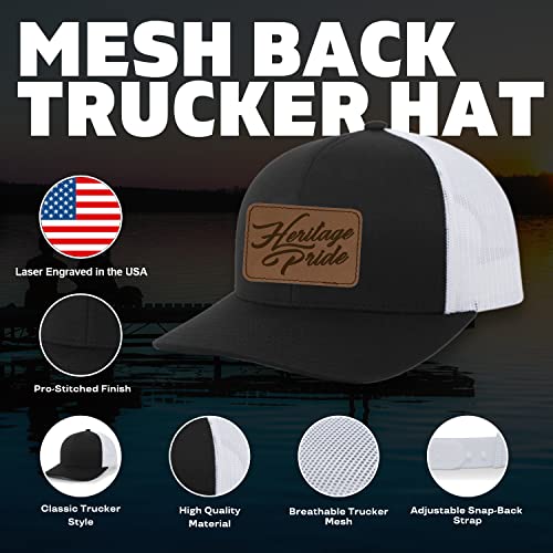 Heritage Pride Duck Hunting Dog Outdoors Hunting Mens Embroidered Mesh Back Trucker Hat