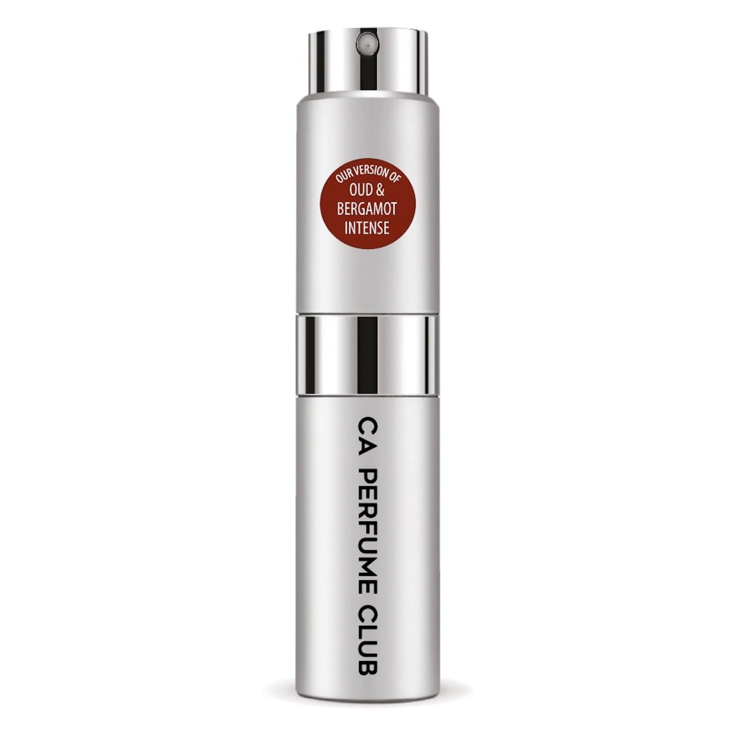 CA Perfume Impression of Oud & Bergamot Intense for Women and Men Amber Scent Long Lasting Unisex Fragrance Eau De Parfum Travel Size Refillable Atomizer Spray 0.27 Fl Oz 8ml