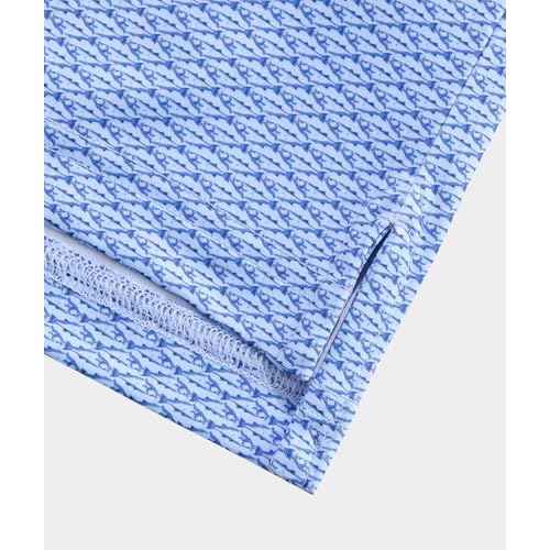 vineyard vines Mens Printed Sankaty Performance Polo