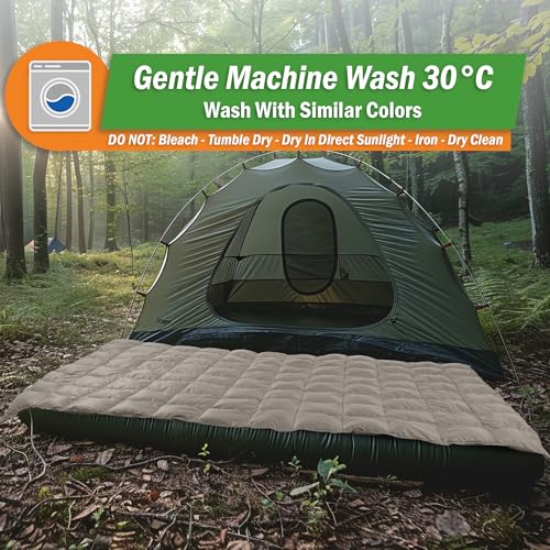 Down Camping Blanket Packable 78x52” Ultralight Compact Travel Blanket with Bag - Puffy Wearable Sleeping Gear for Camp, H...