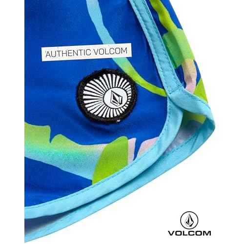 Volcom Baby Boys Swim Set - 2 Piece Long Sleeve Swim Shirt Graphic Tees & Board Shorts, Infant Toddler Little Boys Swimsuit