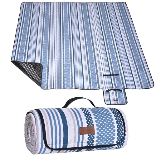 ALLBFENG Oversized Waterproof Picnic Mat, Dustproof Washable Outdoor Beach Mat. Suitable for Camping, Outdoor, Beach, Part...