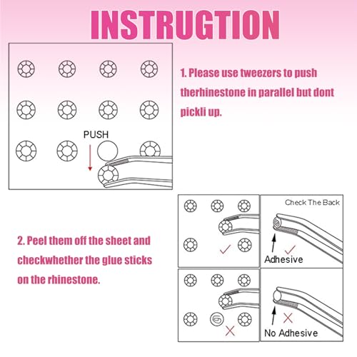 NOOEPC Face Gems Rhinestones Pearl Stickers, Self Adhesive Hair Gems Rave Accessories, Face Glitter For Women, Jewel Stick...