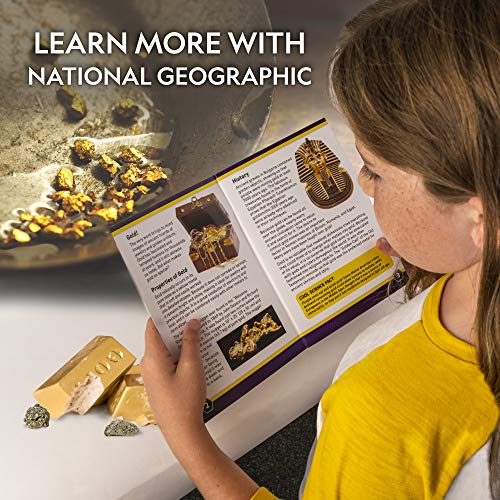 National Geographic Fool’s Gold Dig Kit – 12 Gold Bar Dig Bricks with 2-3 Pyrite Specimens Inside, Party Activity with 12 ...
