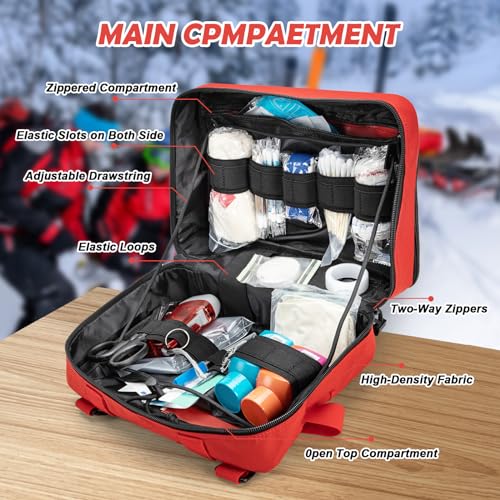 Jueachy Tactical Molle Pouch Large Admin Bag Utility Tool Pouches Molle Attachment EDC Pouches Expandable Molle Accessorie...