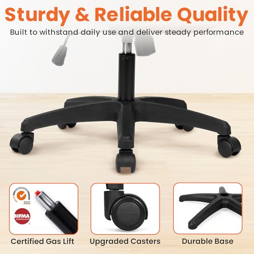 NEO CHAIR Office Desk Chair Computer High Back Mesh Gaming Seat with Ergonomic Adjustable Comfy Flip-up Armrests Lumbar Su...