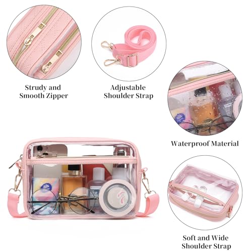 GAEKEAO Small Crossbody Bags for Women Vegan Leather Wide Strap Trendy Design Camera Bag Purse Shoulder Handbag Travel