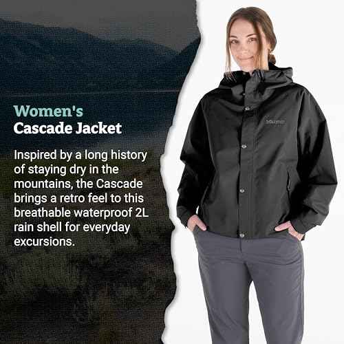 MARMOT Women's Cascade Durable & Waterproof Rain Jacket