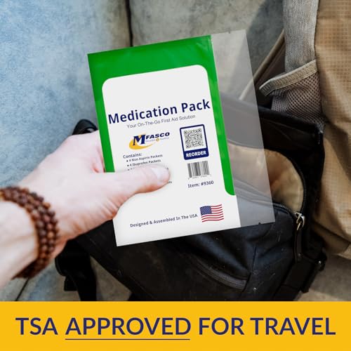 First aid Kit Refill Supplies Medication Pack for Refilling Small Kits or Traveling