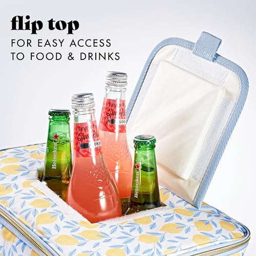 Fit & Fresh, 24-Can Soft Cooler Bag Insulated Leak-Resistant, Portable Soft Cooler, Large Cooler, Soft Sided Cooler Bag, T...