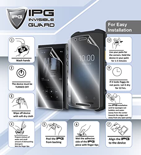 IPG for Garmin inReach Mini 2 - Mini 1 Hydrogel Screen Protector (2 Units) Invisible HD Clear Film Anti Scratch Guard-Smoo...