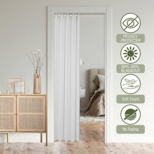 Halloween Style Door Curtain 42" W x 84" L Pumpkin Lantern Moon Blackout Curtain for Closet Door Gothic Style Curtain Tapestry for Hallway Living Room