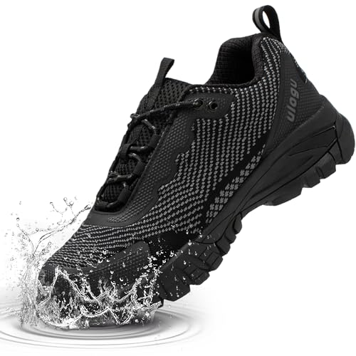 ulogu Waterproof Hiking Shoes for Men Women丨 Comfy Lightweight Non-Slip All Day Walking Work Sneakers 6-Month Warranty