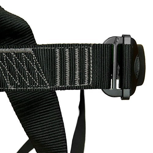 Rock Climbing Harness - Fusion Climb® - (5,000 LBS Rated) Professional Half Body Harness for Mountaineering, Tree Climbin...
