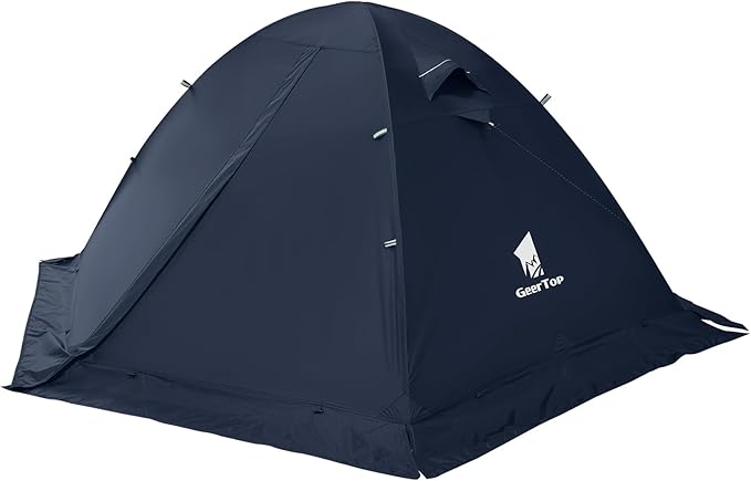 GEERTOP Ultralight 2 Person Backpacking Tent 4 Season Waterproof Camping Tent Double Layer Cold Weather Easy Set Up Tents ...