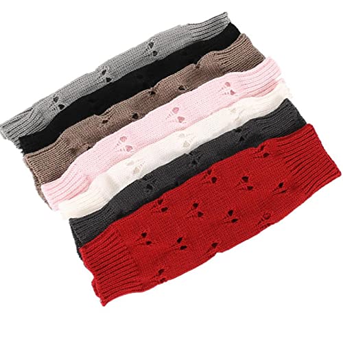 Ripped Crochet Gloves - Fairy Aesthetic Accessories (Brown)