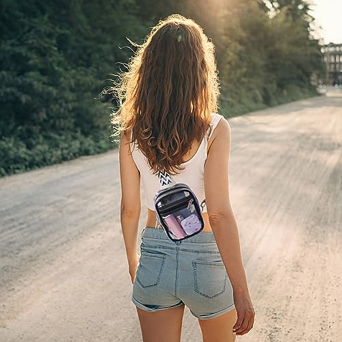 COVAX Clear Sling Bag, Clear Bag Stadium Approved for Concerts, Sports Events | Stadium Approved, for Concerts, Sports Events