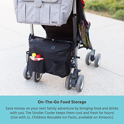 J.L. Childress Cool 'N Cargo Stroller and Wagon Cooler and Organizer - Universal Fit - Insulated - Attaches to Strollers, ...