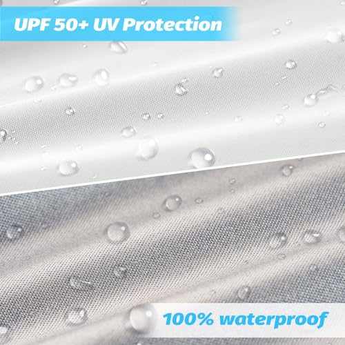 10×10 Canopy Replacement Top Cover, Pop Up Canopy Tent Cover for Straight Leg Frame, Waterproof Canopy Top with Windproof ...