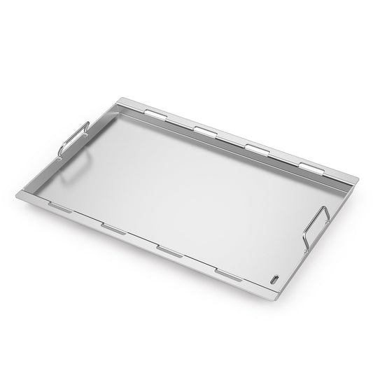 Stanbroil 6789 Full-Size Griddle Insert for Weber Genesis 400 Series Gas Grill, 4-Burner Flat Top Griddle for Weber Genesis I&II 410 415 425s 435 440, Stainless Steel