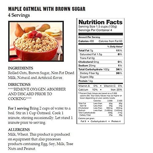 Legacy Food Storage 12 Serving Emergency Food Supply Box, Shelf Stable Breakfast Lunch & Dinner, 5,080 Total Calories, Fre...