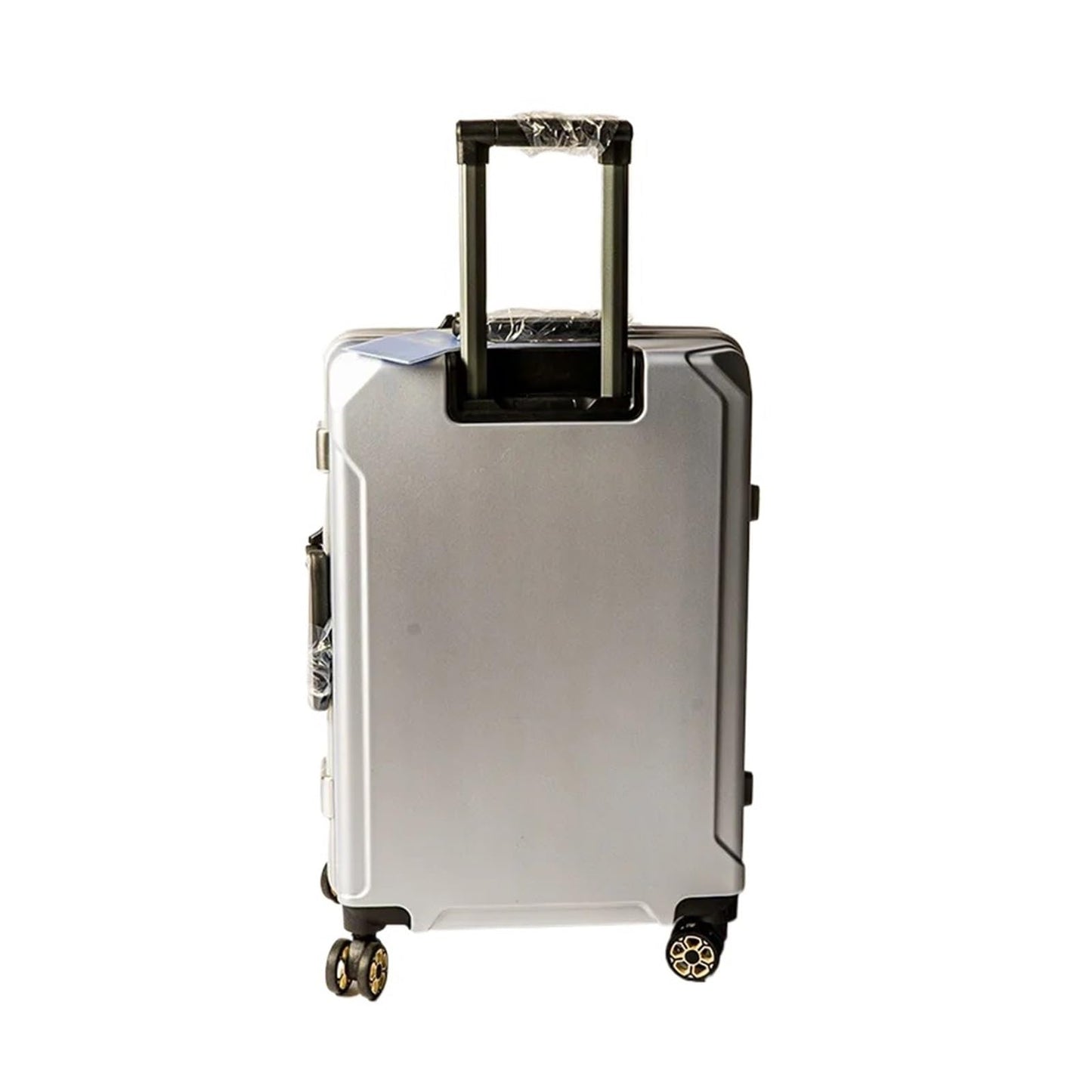 MUdson Trunk Aluminum Frame Trolley Case Luggage Travel Luggage Wear-Resist Durable (Color : White, Size : 24")