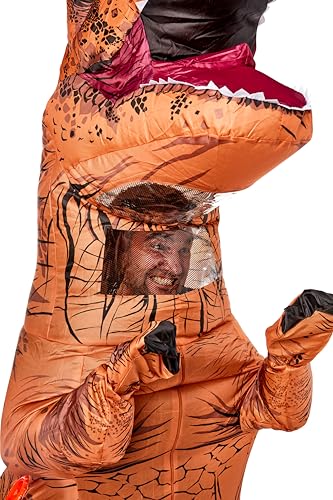 Rubies Jurassic World: T-Rex Inflatable Costume for Adults, Unisex One Size