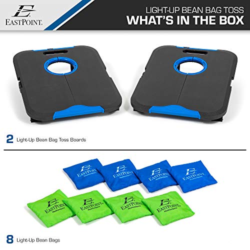 EastPoint Sports Go! Gater Cornhole – Light-Up and Travel Versions – Easy Storage & Light-Weight – Perfect for Outdoor and...