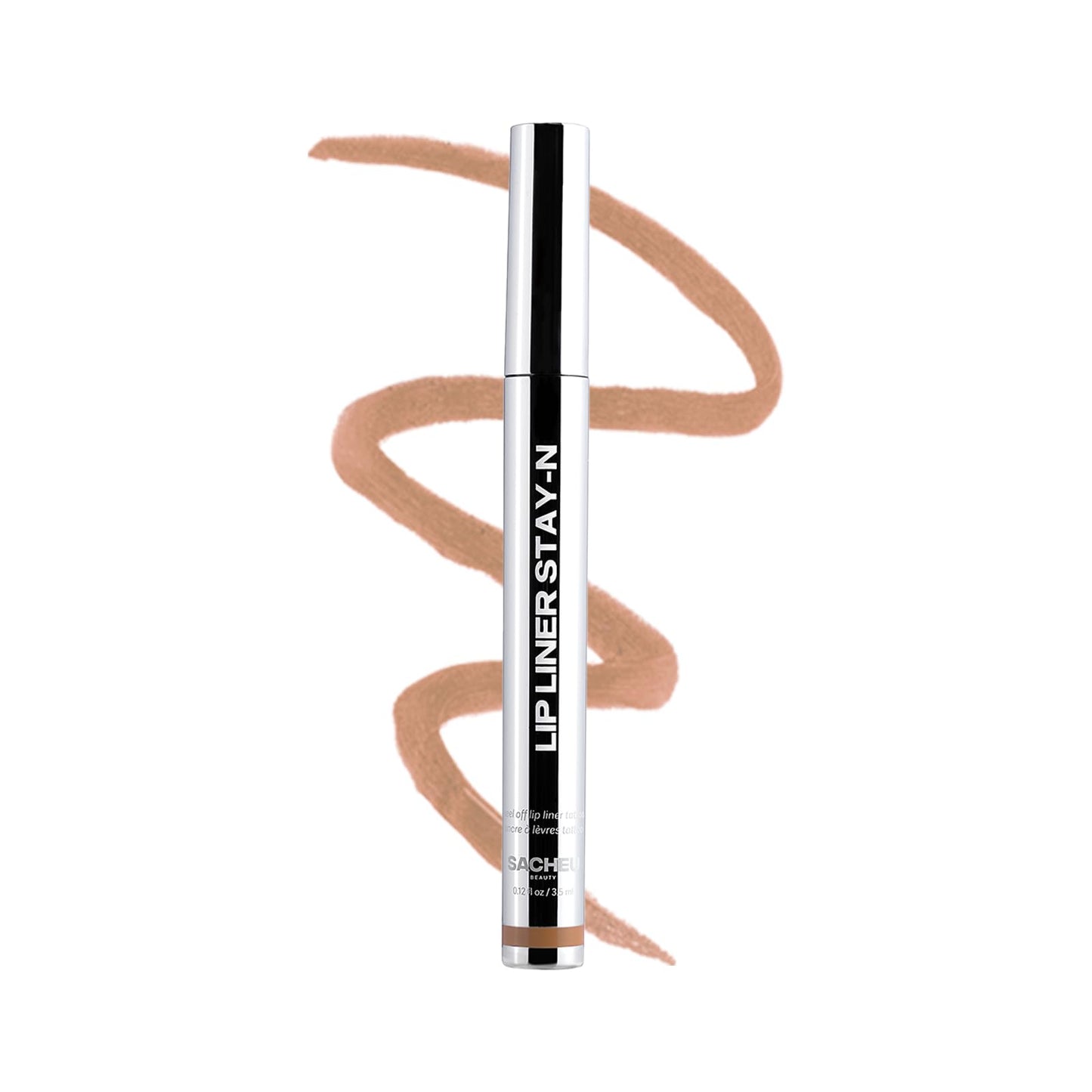 Sacheu Lip Liner Stay-N Peel Off Lip Stain - Long Lasting Matte Lip Tattoo Transfer Proof Lipstain Infused with Hyaluronic Acid