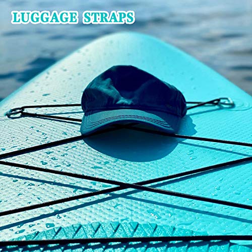 AKSPORT Inflatable Stand Up Paddle Board, SUP Board with All Accessories, Wide Stable Design, Non-Slip Deck, Inflatable Pa...