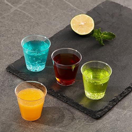 1 OZ 500 Pack Plastic Shot Glasses, Disposable Cups, 1 Ounce Tasting Cups Party Cups Perfect for Whiskey, Wine Tasting, Fo...