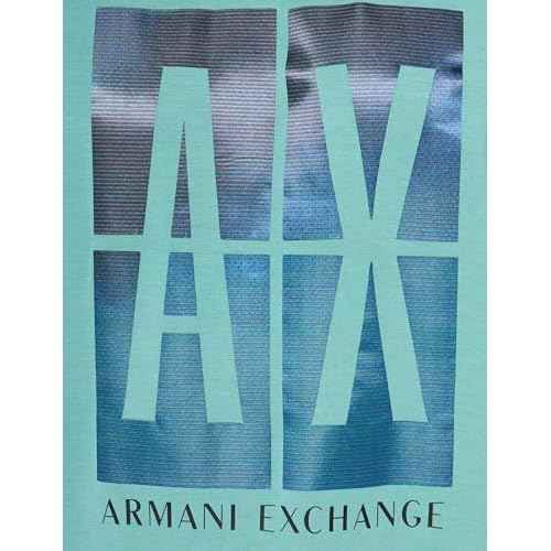 Armani Exchange Men's Abstract Print Logo Pullover Crewneck Sweatshirt