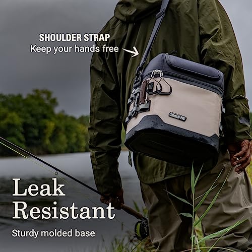 Coleman Pro 16-Can Premium Soft Cooler Lunchbox, Fully Insulated Lid & Body Stays Cold up to 30 Hours, Great for Camping, ...