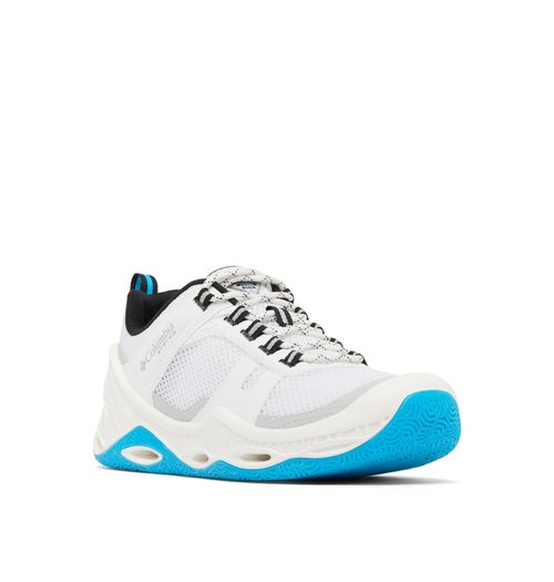Columbia Men's PFG Pro Sport, White/Ocean Blue, 9