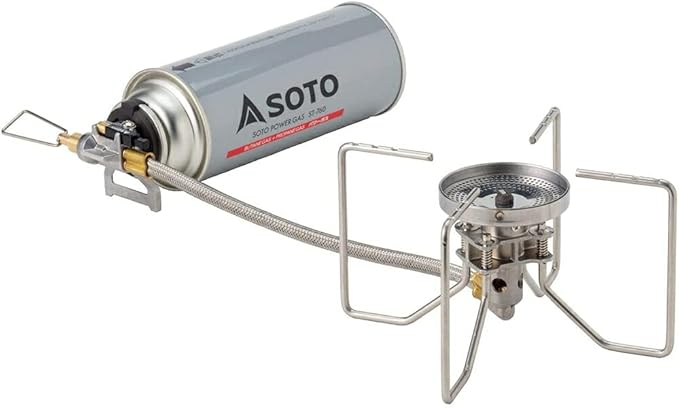 SOTO FUSION ST-330 Single Burner with Regulator (High Firepower, Wind Resistant), Separated Type, Solo Duo Group, Camping,...