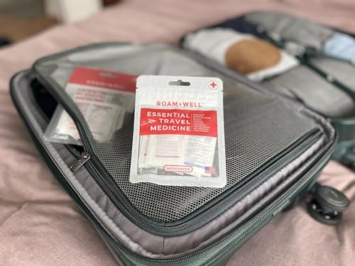 Roamwell Essential Travel Medicine Kit, OTC Travel Medication, TSA Approved (Weekender | 16 Tablets)
