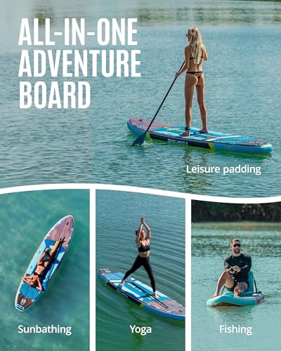 ZLX 11'6×35" Inflatable Stand Up Paddle Board with 50PSI Electric Paddle Board Pump