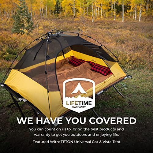 TETON Sports Deer Hunter Sleeping Bag, Warm and Comfortable Camping Sleeping Bag, Teton Tough Canvas Shell for Camping, Hu...
