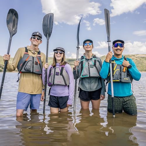 Onyx U.S. Coast Guard and Transport Canada Approved MoveVent Dynamic Paddle Vest for Adults for Kayaking, Canoeing, Stand ...