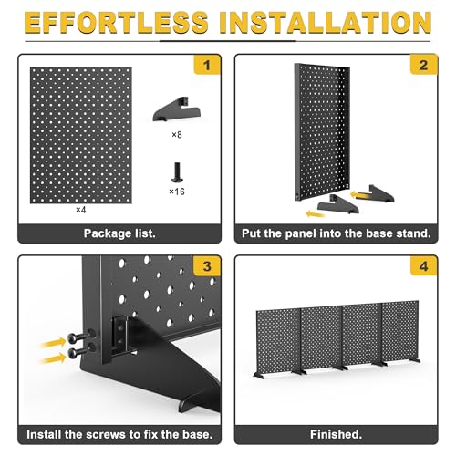 Ultrawall Pegboard Display Stand, Metal Tabletop Pegboard Display, Accessories Rack Organizer for Jewelry, Retail Stores, ...