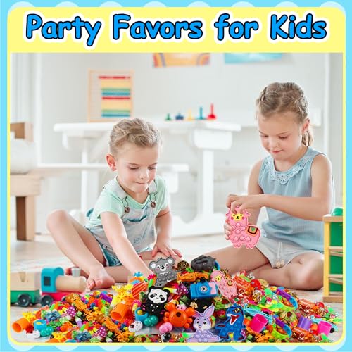 Kiss Monkey 640 PCS Prize Treasure Box Toys for Classroom, Party Favors for Kids 8-12, Fidget Toys Bulk, Goodie Bags Stuff...