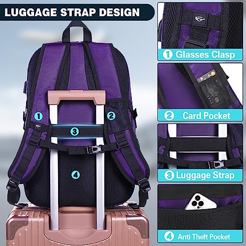 ProEtrade Travel Backpack, Extra Large Laptop Backpack School Business Anti Theft TSA Approved College Work Computer Bag F...